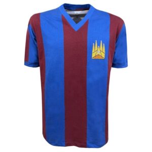 Camisa do Barcelona Liga Retrô 1970''''S Style - Masculina