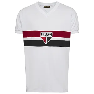 Camisa do São Paulo de 1977 Branca/Masculina